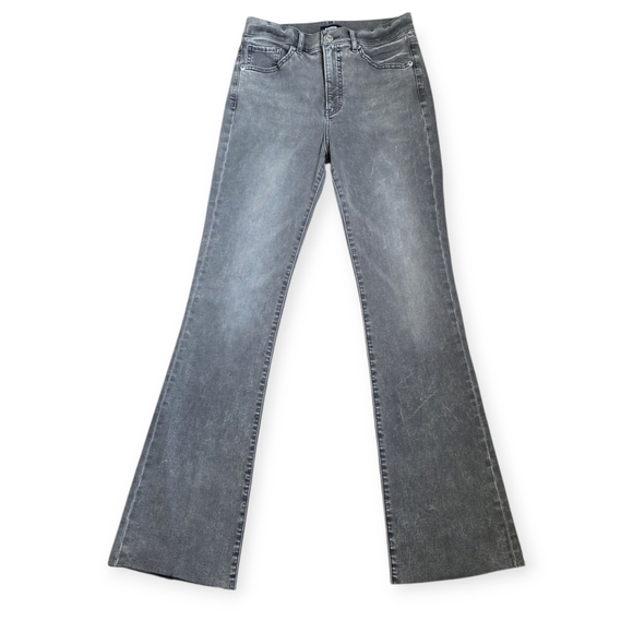 Express Women's Bootcut High Rise Jeans, Gray, Size 8R - Picture 1 of 9